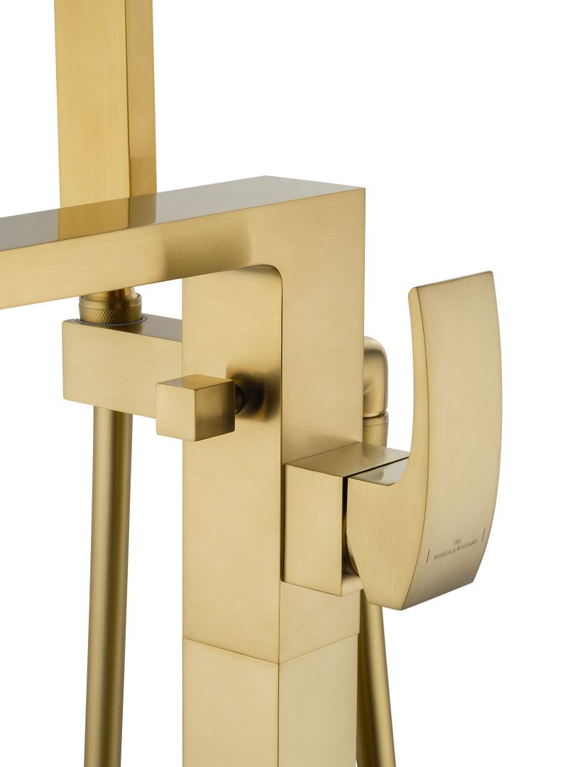 Приобрести смесители напольные для ванн и раковин wonzon & woghand fit, брашированное золото (ww-88649009-bg)