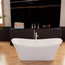 Frank Акриловая ванна F6104 White,170х75 см, отдельностоящая