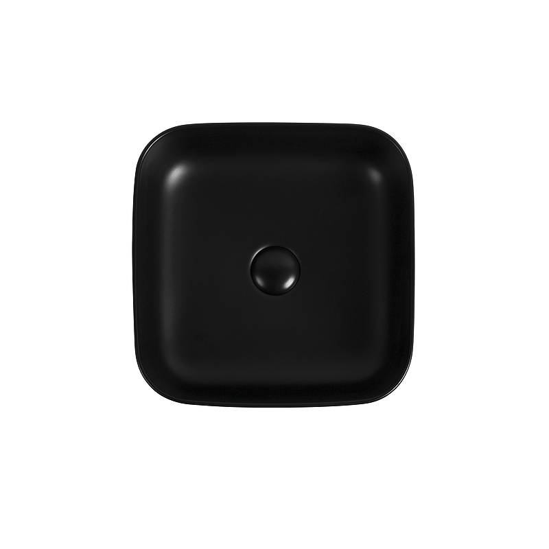 Приобрести aquanet раковина city-1-mb 38х38 см, черный