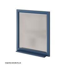 Caprigo Зеркало JARDIN 75 см, синее, эмаль