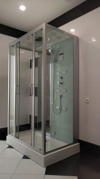 Приобрести frank душевая кабина f505 с паром, прямоугольная