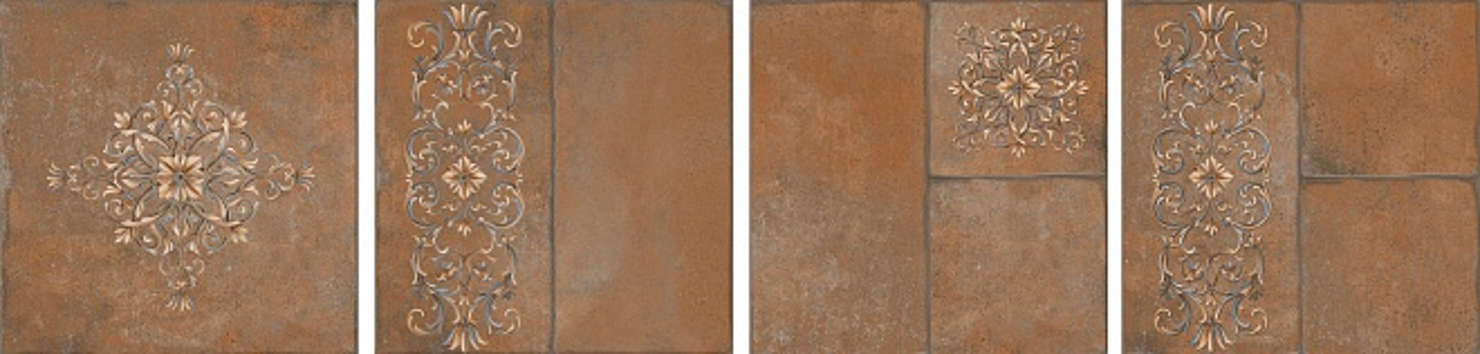 Приобрести плитка напольная kerama marazzi каменный остров коричневый декорированный 30х30