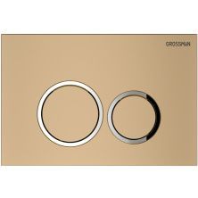 Grossman Клавиша смыва Galaxy, матовое золото 700.K31.01.310.310