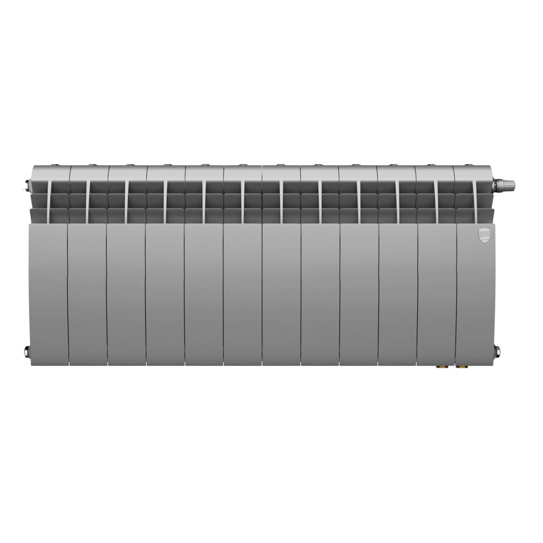 Приобрести royal thermo радиатор биметаллический biliner 350 /silver satin ( серебристый ) vdr - 12 секц.