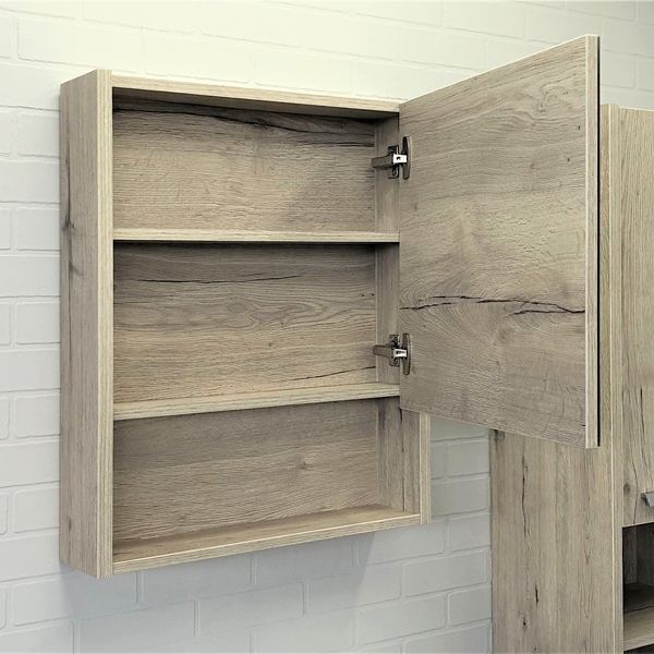 Приобрести сomforty зеркало-шкаф "марио-60", дуб дымчатый