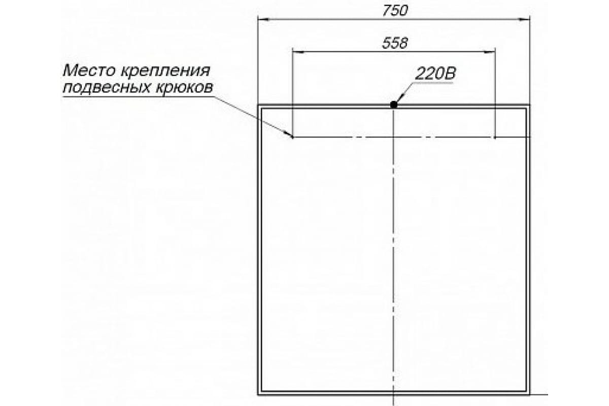 Приобрести aquanet зеркало nova lite 75 см, led подсветка, дуб рошелье