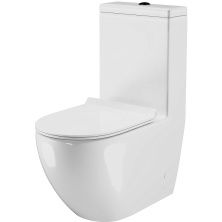 Grossman Унитаз моноблок Style с крышкой дюропласт, микролифт, белый GR-4496S