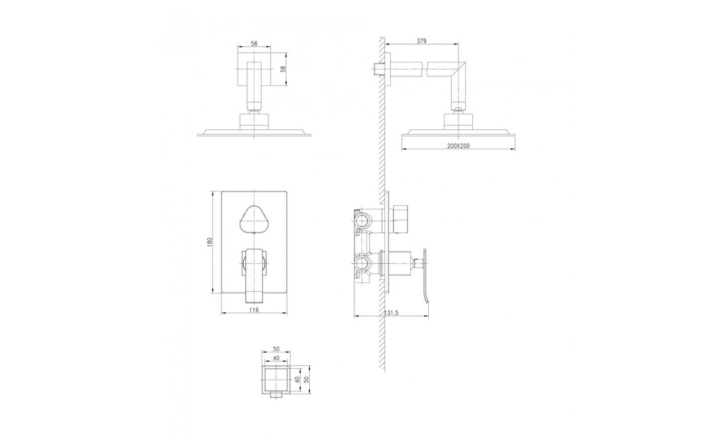 Приобрести lemark душевая система contest, скрытый монтаж, хром lm5829cw