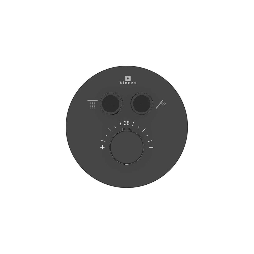 Приобрести vincea встраиваемая душевая система inspire, черная матовая vsfw-3i22mt2mb