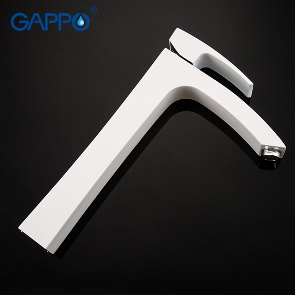 Приобрести gappo смеситель для раковины g1007-18, высокий, белый/хром 99331