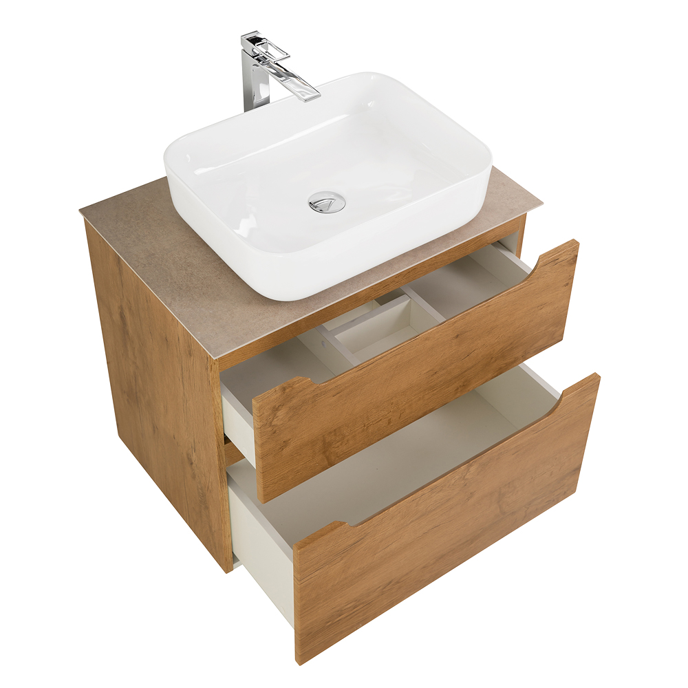 Приобрести belbagno тумба со столешницей etna-h60 60 см, подвесная rovere nature