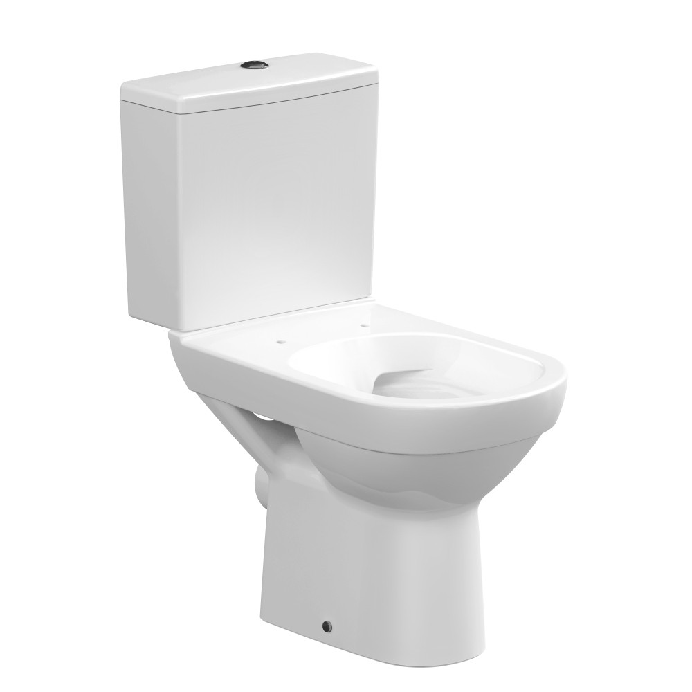 Приобрести напольный унитаз-компакт cersanit city clean on 011 + крышка с микролифтом