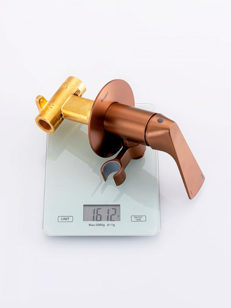 Приобрести raglo смеситель с гигиеническим душем, медь r07.52.33