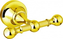 CEZARES Крючок двойной OLIMP, золото OLIMP-DHK-03/24