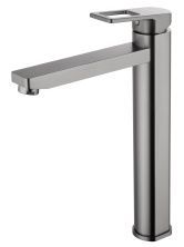 Смеситель для раковины высокий WONZON & WOGHAND FRAME, Темный графит (WW-88239010-BGM)