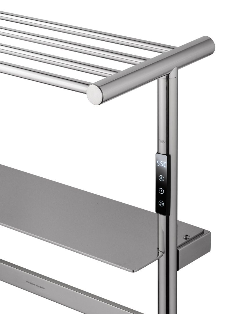 Приобрести полотенцесушитель электрический wonzon & woghand düsseldorf, брашированный никель (ww-a208-br)