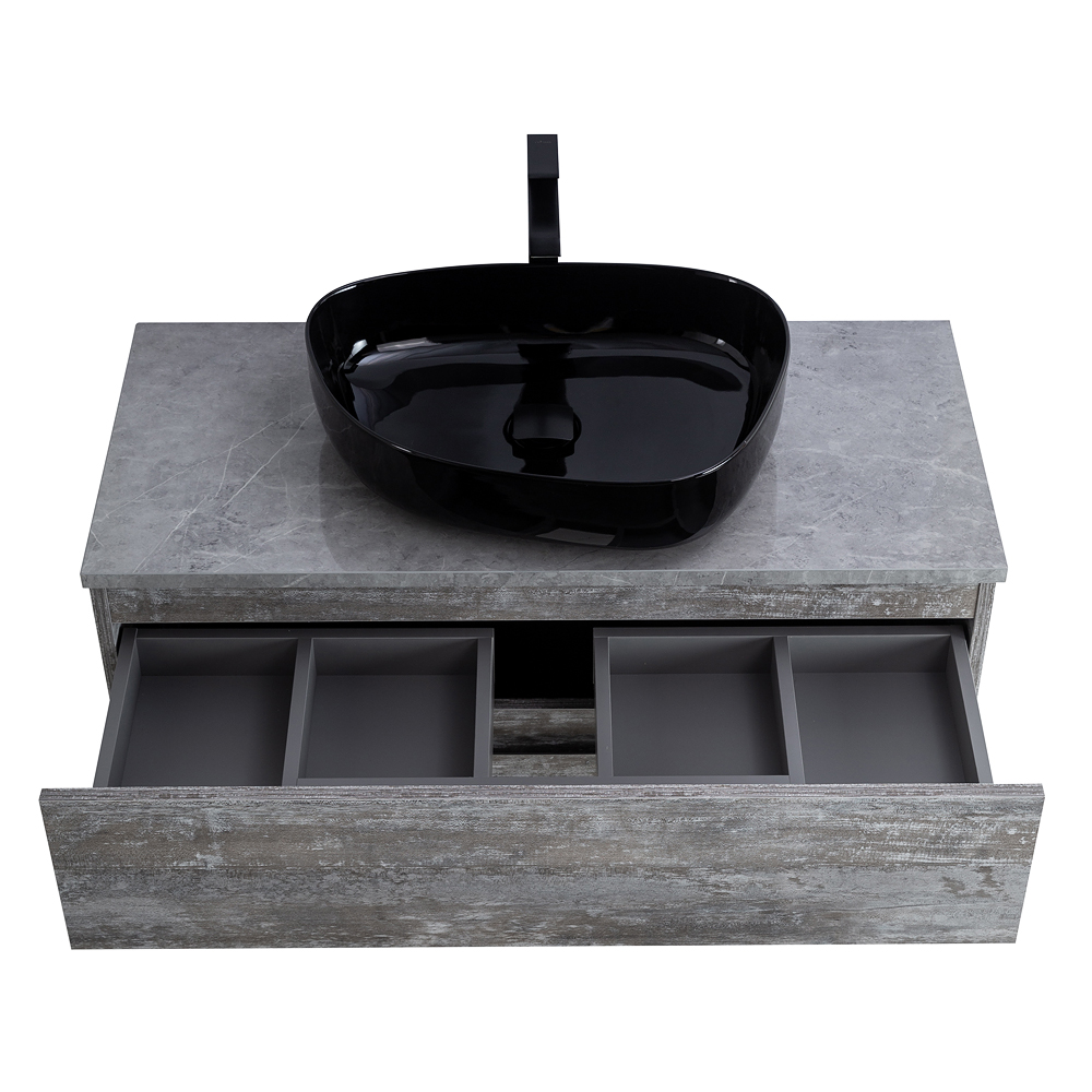 Приобрести cezares тумба со столешницей molveno 46 100 см legno grigio, серая molveno 46-100-2c-so-lg