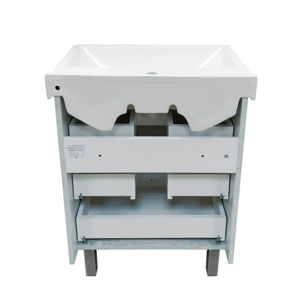 Приобрести сomforty тумба с раковиной "никосия-60н" дуб белый