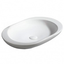 Azario Раковина накладная 59х40 см, белая AZ-4542