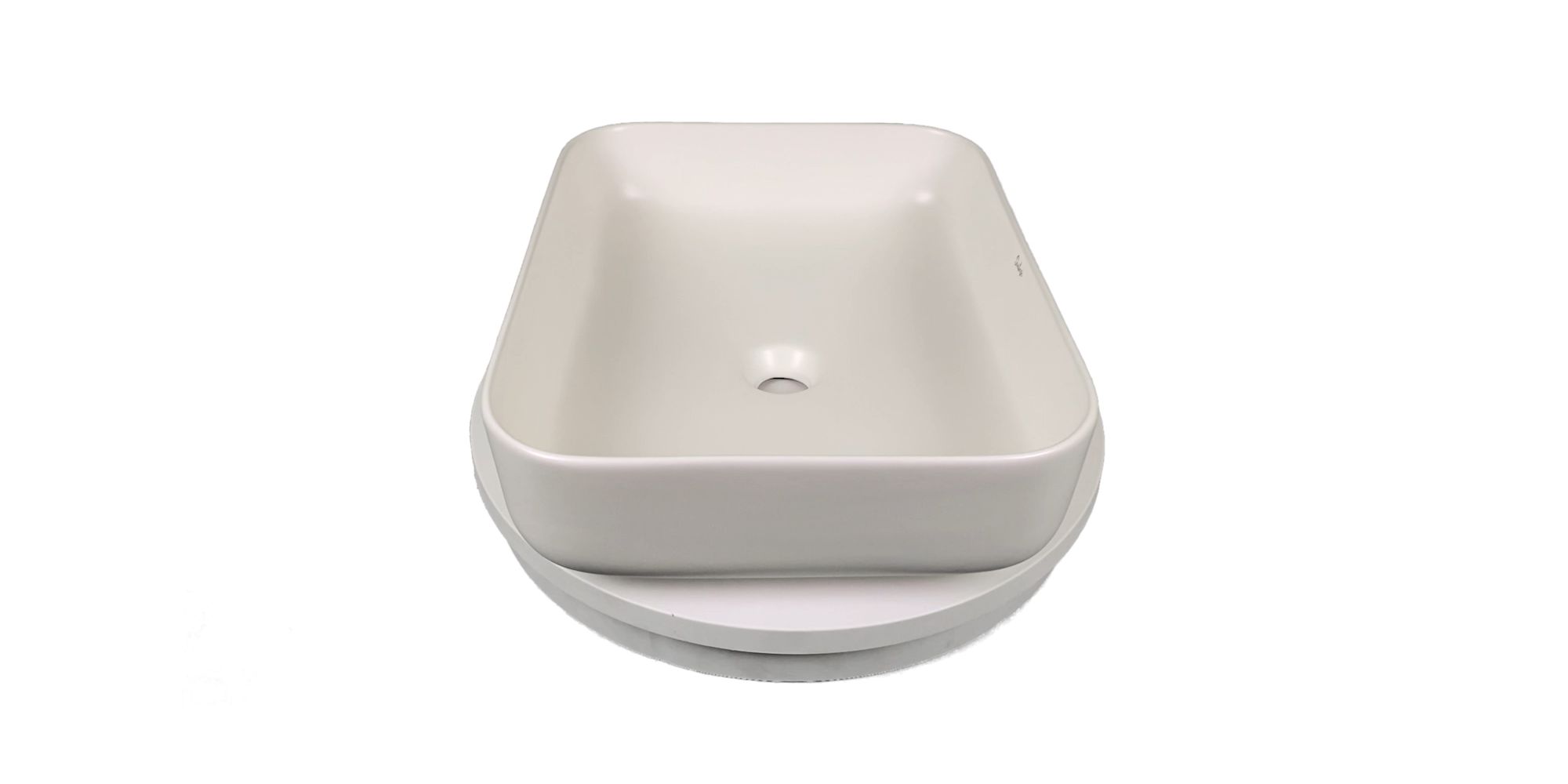 Приобрести sintesi раковина накладная 500х400 мм, белая матовая, без отверстия под смеситель lvb-app-409wm