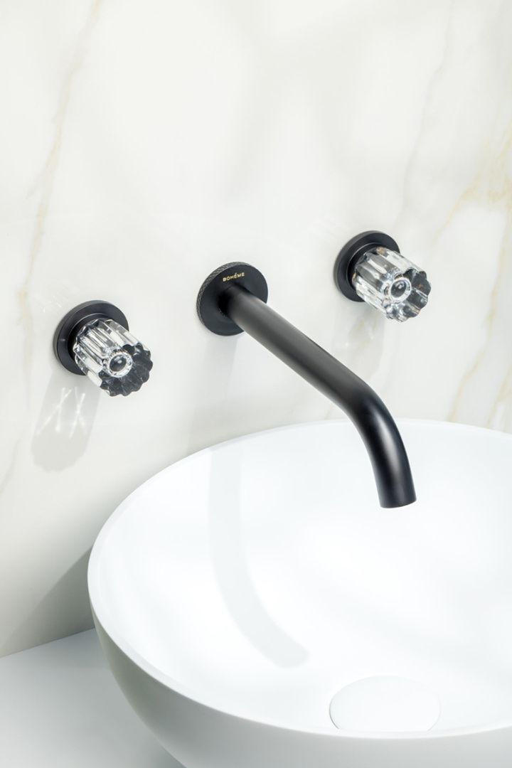 Приобрести boheme смеситель для раковины elegante, черный 152-2-b-el