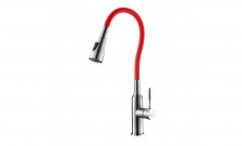 LEMARK Смеситель для кухни Expert, с гибким изливом, красный LM5082S-Red