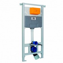 Инсталляция для унитаза OLI 120 ECO Sanitarblock pneumatic (Пневматическая, метал. крепления) 879235