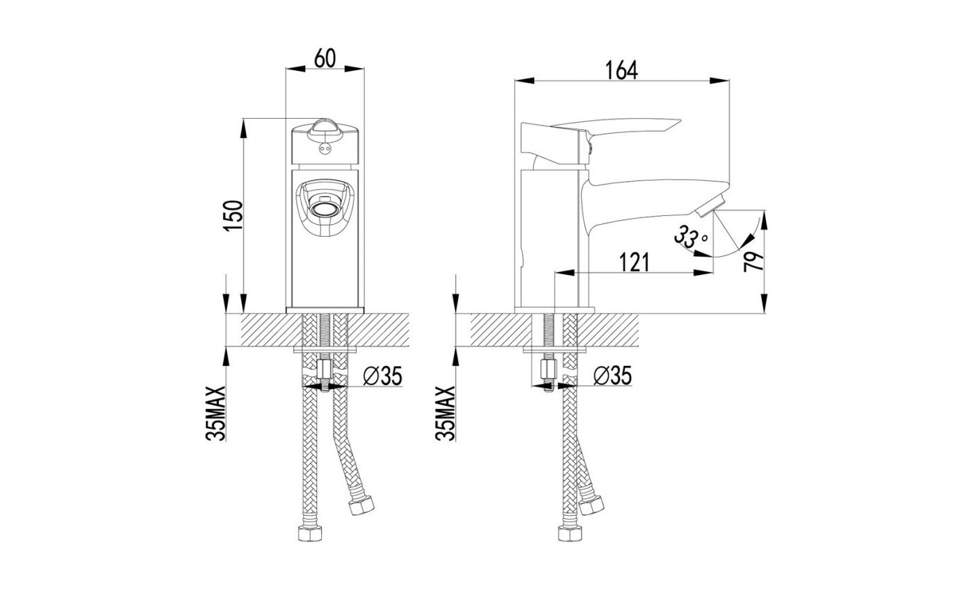 Приобрести lemark смеситель для раковины mars, хром lm3506c