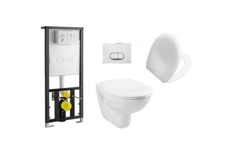 Приобрести унитаз подвесной с инсталляцией vitra normus 9773b003-7203 5 в 1