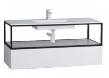 CEZARES Тумба подвесная с раковиной CADRO 100х55см, белый