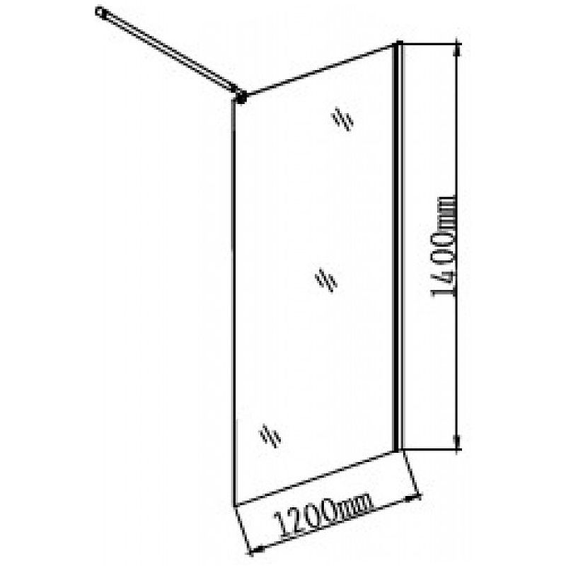 Приобрести grossman шторка для ванны 120х140 см, хром/прозрачное gr-103