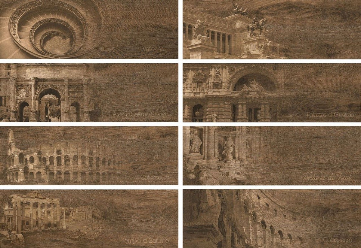 Приобрести декор напольный grasaro italian wood 200х600, sr, венге\темное дерево