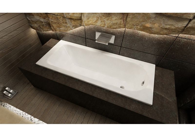 Приобрести ванна стальная kaldewei saniform plus 170x73 см, 112900013001 easy clean, alpine white