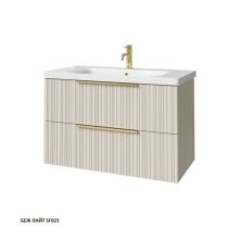 Caprigo Тумба с раковиной RAIN 90 см, светло бежевая