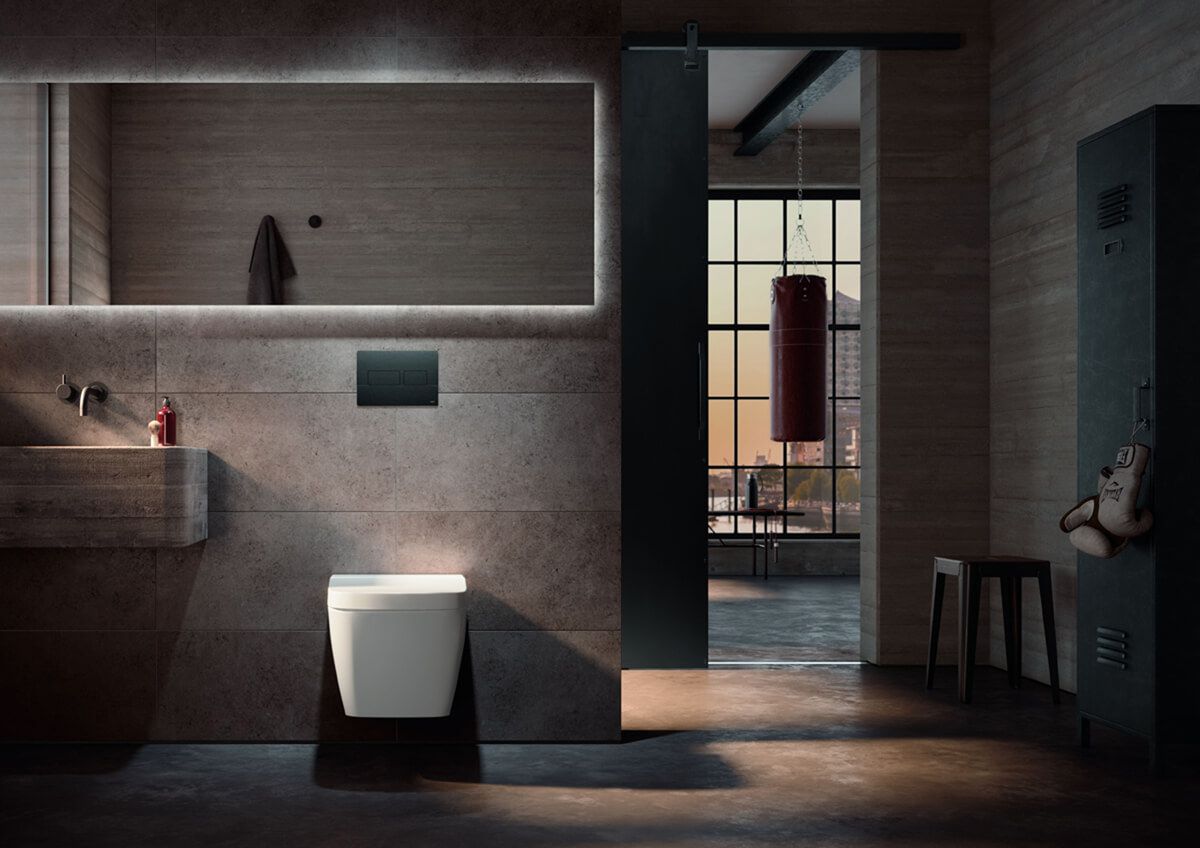 Приобрести tece кнопка смыва solid для инсталляции, черная 9240438