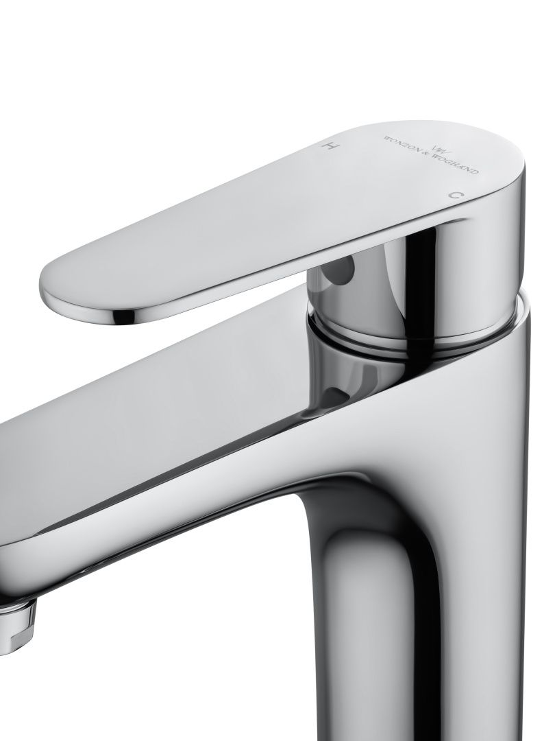 Приобрести смеситель для раковины wonzon & woghand alfa, хром (ww-a40202-cr)