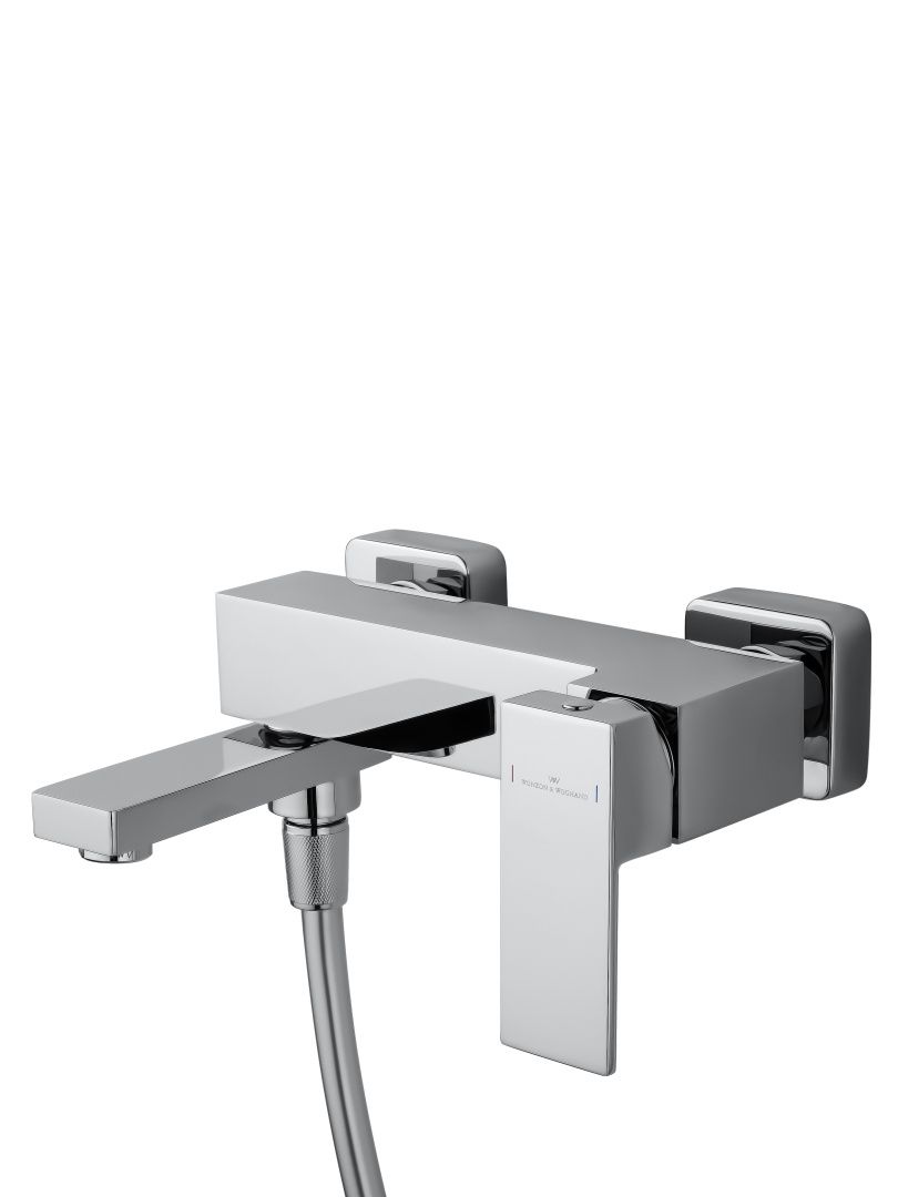 Приобрести смеситель для ванны с душем wonzon & woghand cube, хром (ww-88639016-cr)