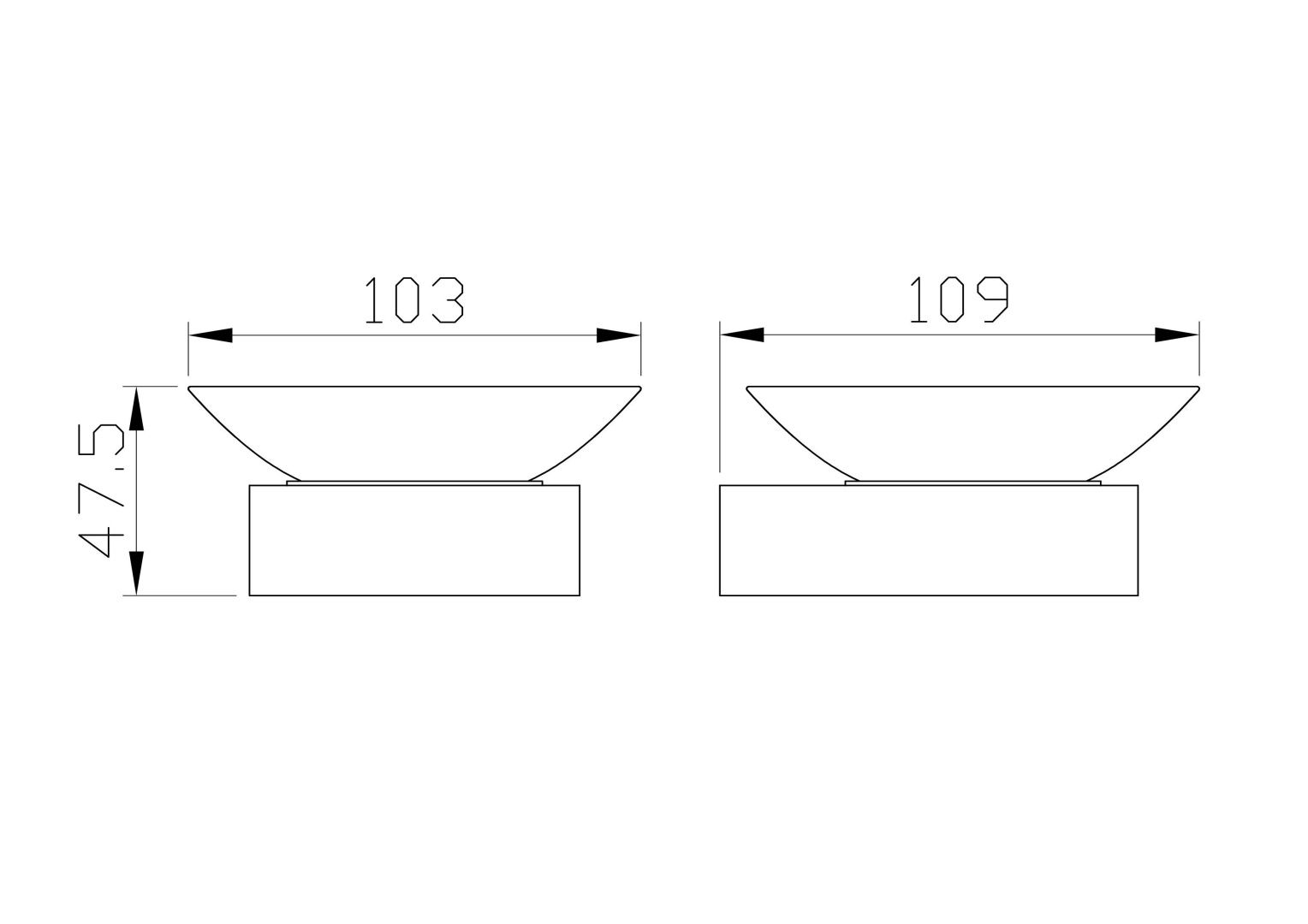 Приобрести мыльница с держателем wonzon & woghand lotte, темный графит (ww-8322-bgm)