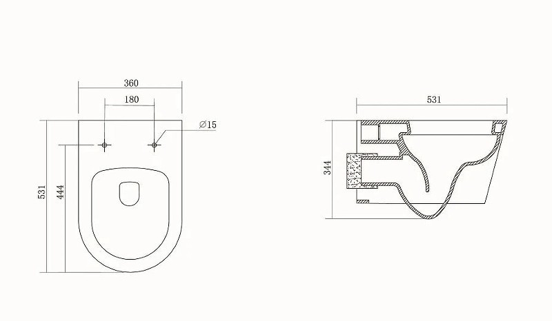 Приобрести комплект унитаз с инсталляцией set aquatek оберон