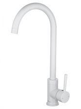 Смеситель для кухни WONZON & WOGHAND, Белый матовый (WW-A21102-MW)