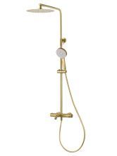 Душевая система WONZON & WOGHAND STICK, Брашированное золото (WW-88739017-BG)