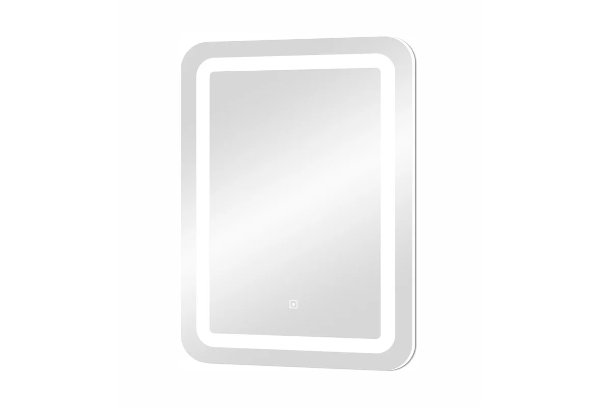 Приобрести continent зеркало с подсветкой lucia 70х90 см, белое