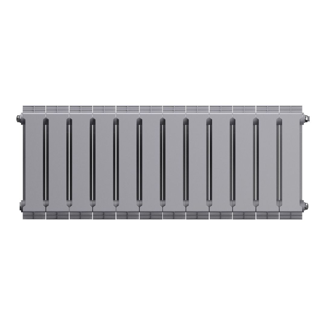 Приобрести royal thermo радиатор биметаллический pianoforte 300 /silver satin ( серебристый ) - 12 секц.