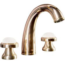 Boheme Смеситель для раковины Satine, врезной, золото 297-ST