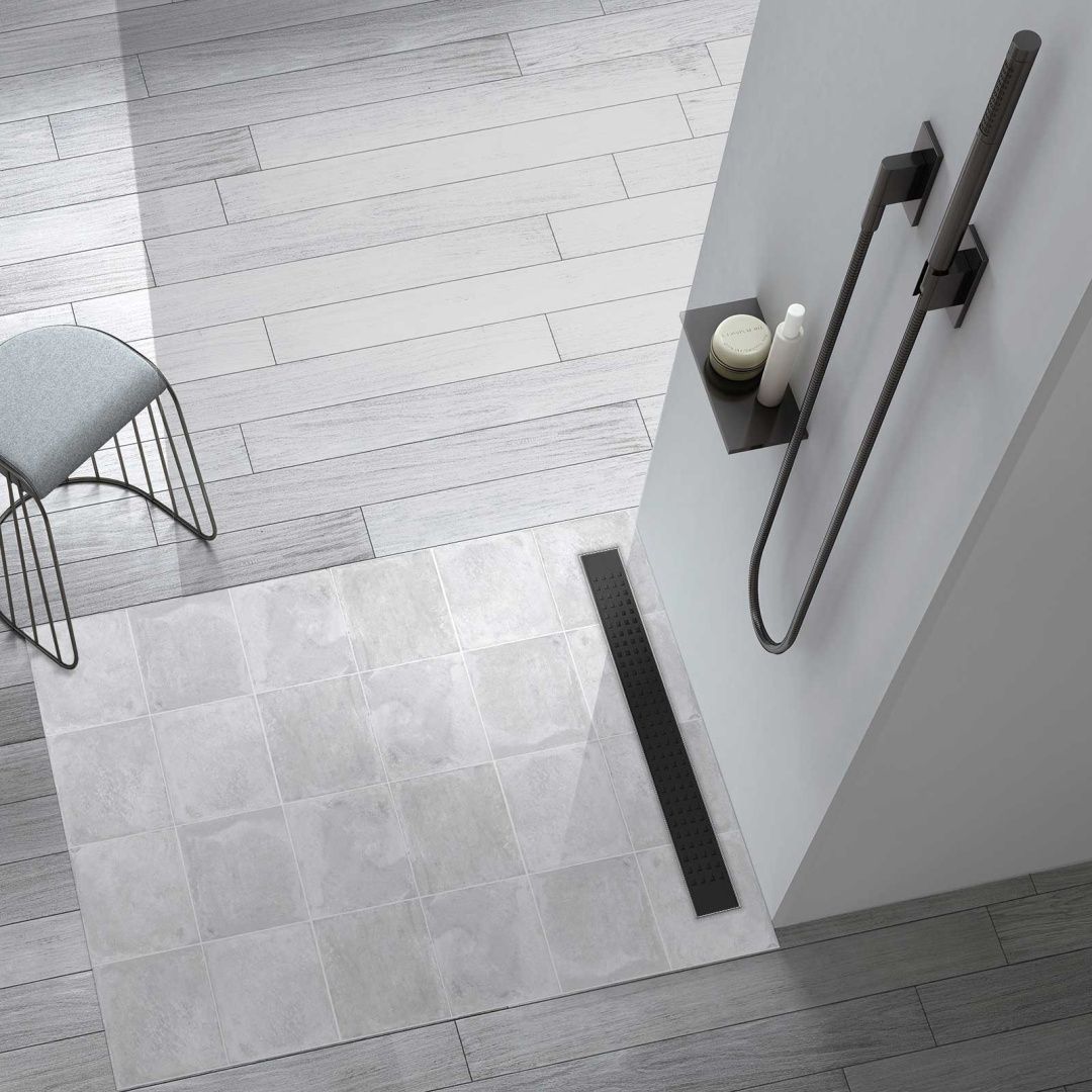 Приобрести vincea душевой трап say optima piticare 80 см, серный матовый say.601.80.b.m.s.piti