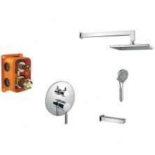 HAIBA Душевой комплект 5 в 1, хром HB81088-3