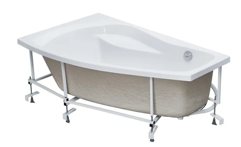 Приобрести santek майорка акриловая асимметричная ванна 150х90 см правосторонняя, белая