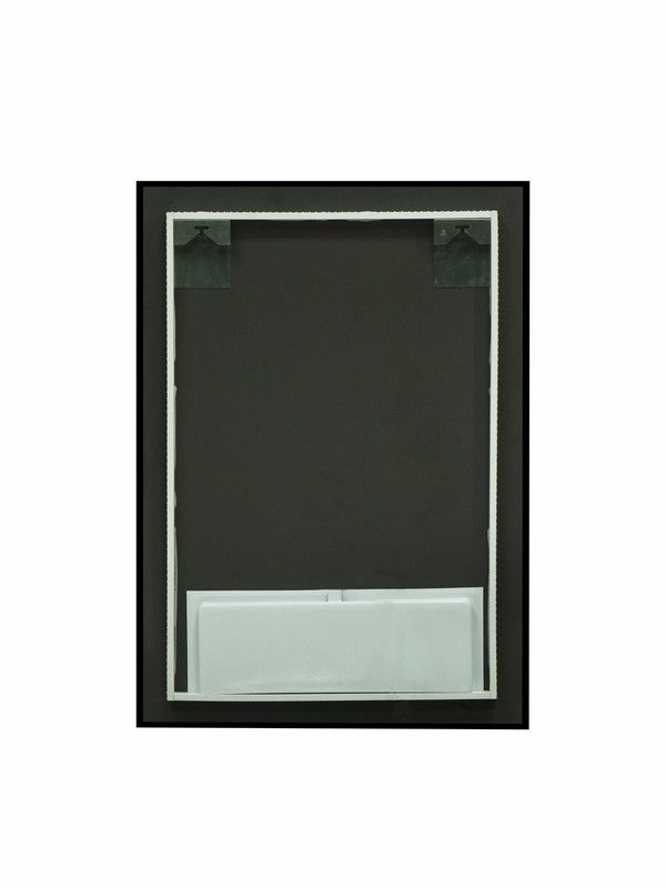 Приобрести continent зеркало с подсветкой amer 50х70 см, бесконтактный включатель, черное