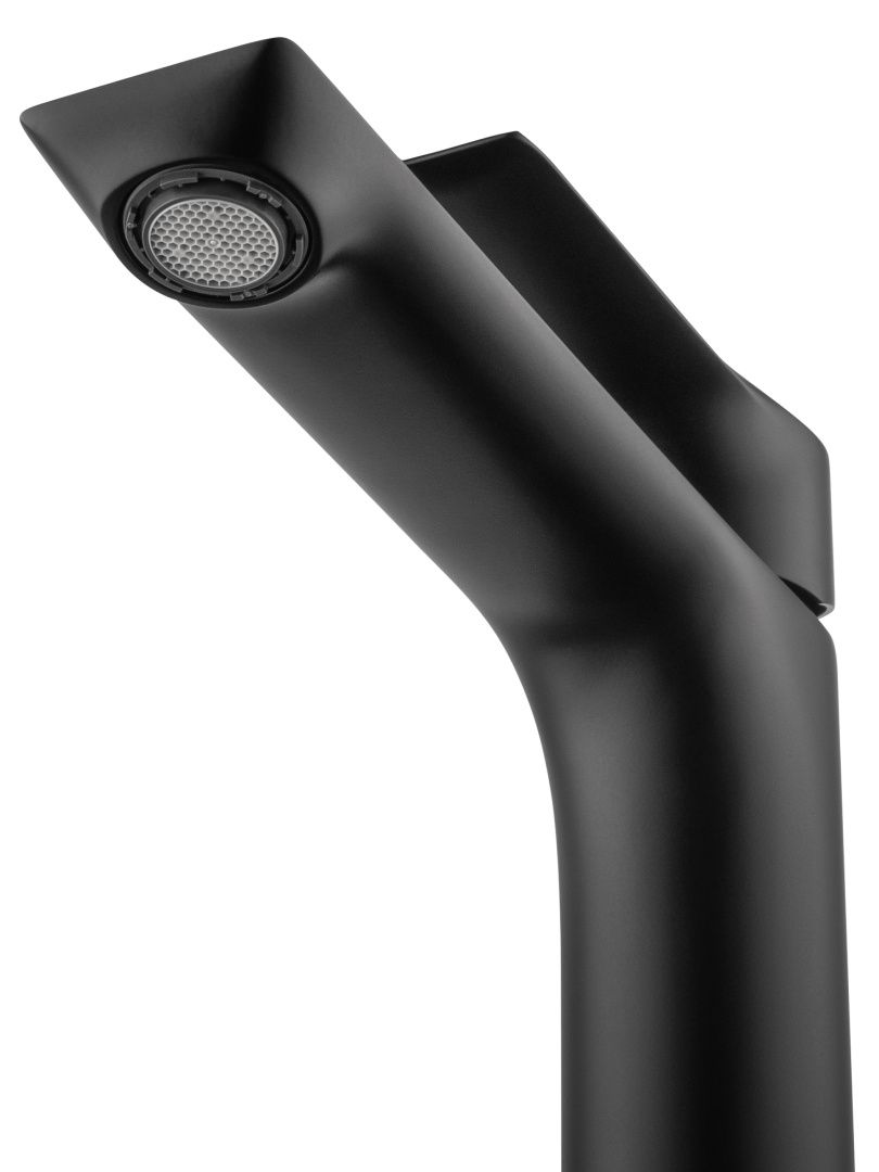 Приобрести смеситель для раковины высокий wonzon & woghand brilliant, черный матовый (ww-88019079-mb)