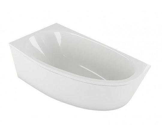 Приобрести акриловая ванна асимметричная aquatek дива l 160х90 см левая